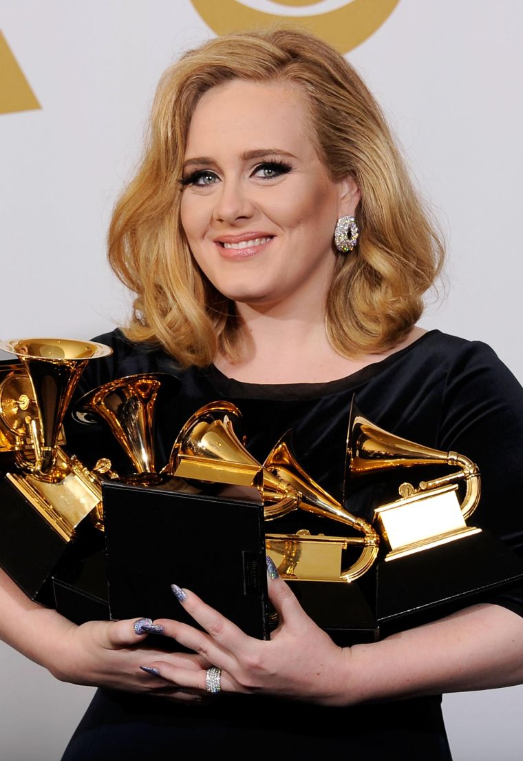 In 2012, Adele became the second female artist to win six awards in one night.