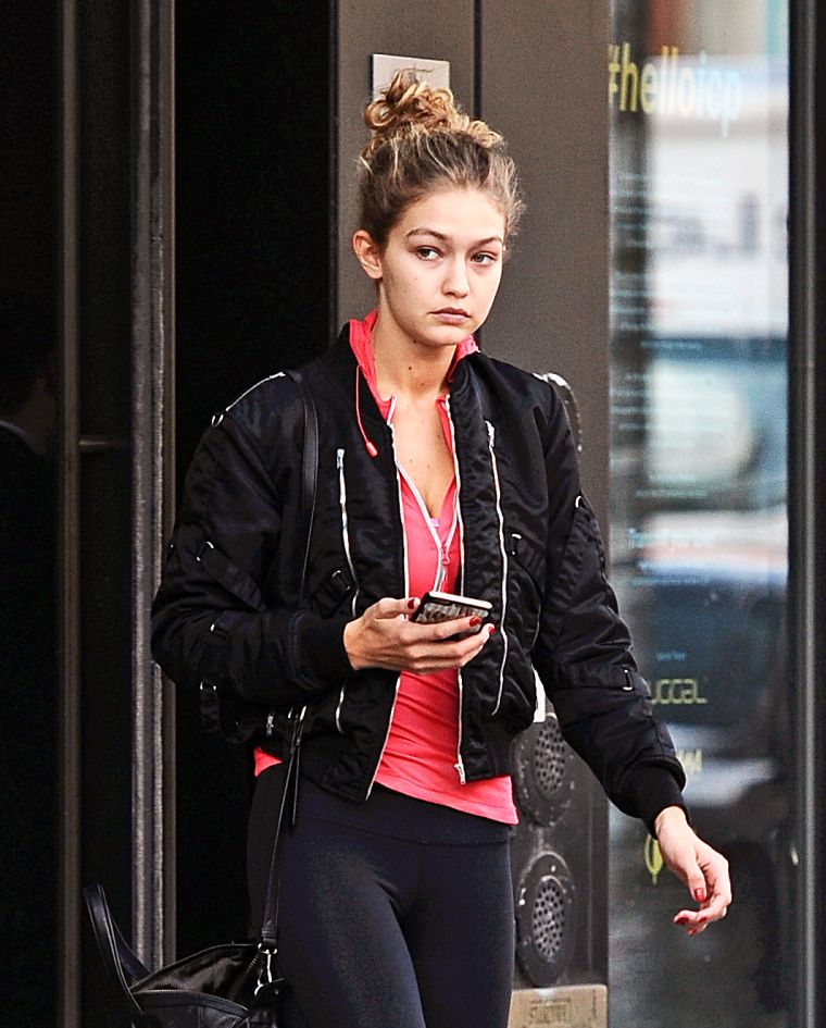 Grim heading to the gym.