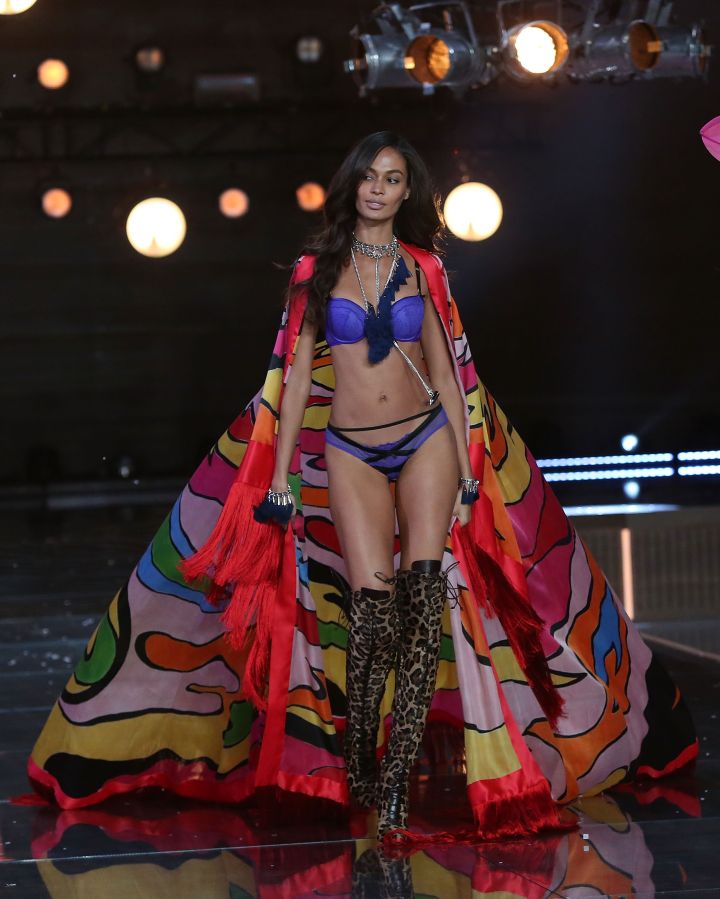 Joan Smalls made her fifth appearance on the VS runway.