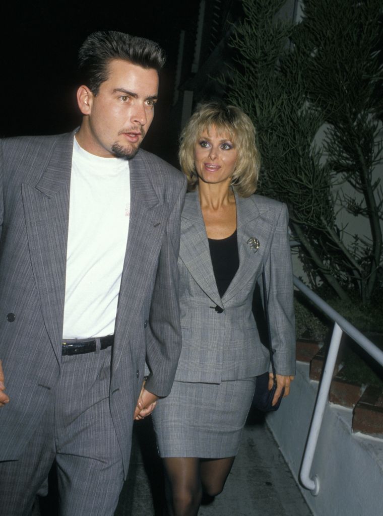 Charlie Sheen & Cathy St. George