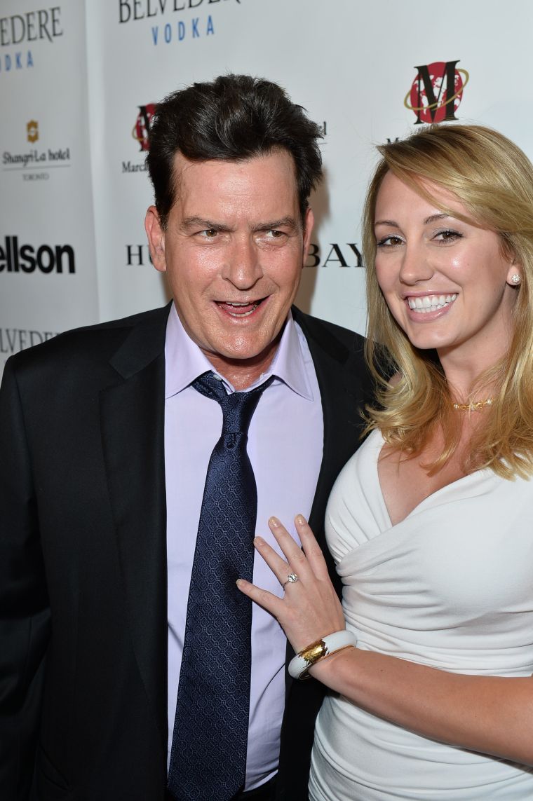 Charlie Sheen & Brett Rossi