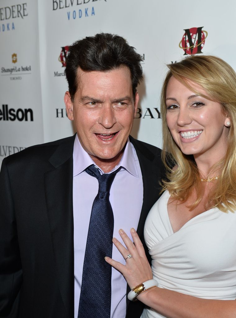 Charlie Sheen & Brett Rossi