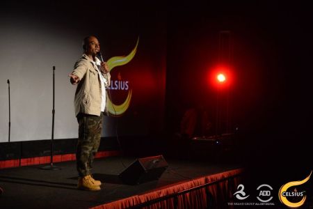 Comedian Robert at the All Def comedy show in Hollywood.