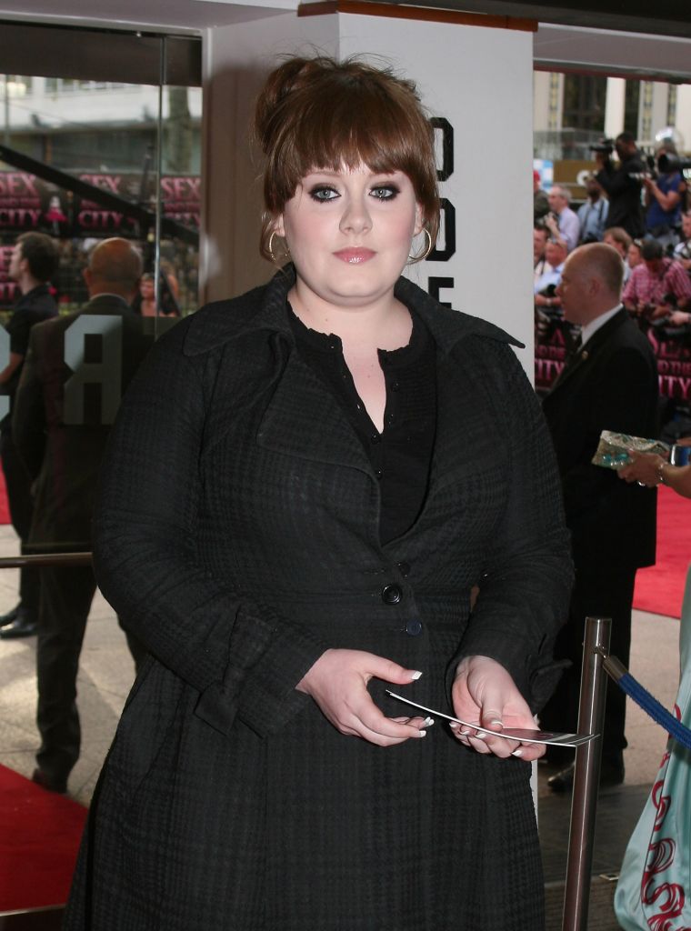 21 was just starting production when Adele hit up the "Sex and the City" premiere.