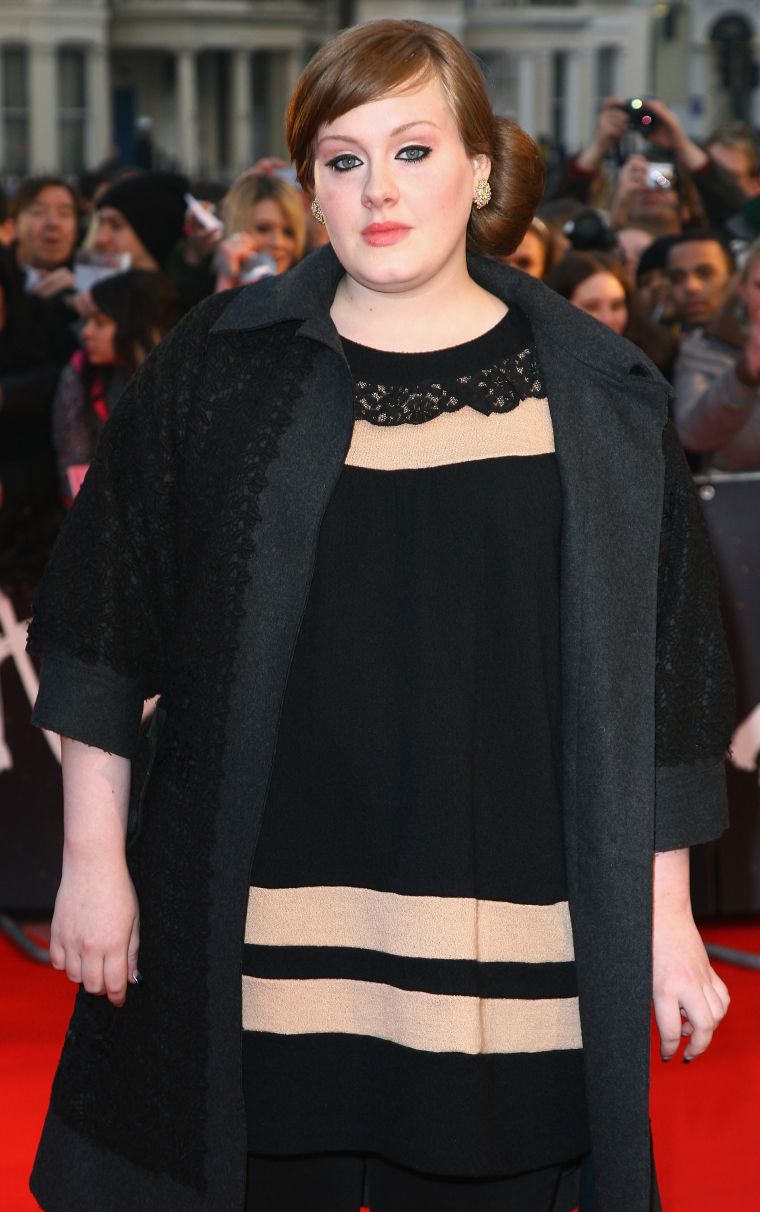 Before snagging all of the major awards, Adele was just another nominee in attendance.