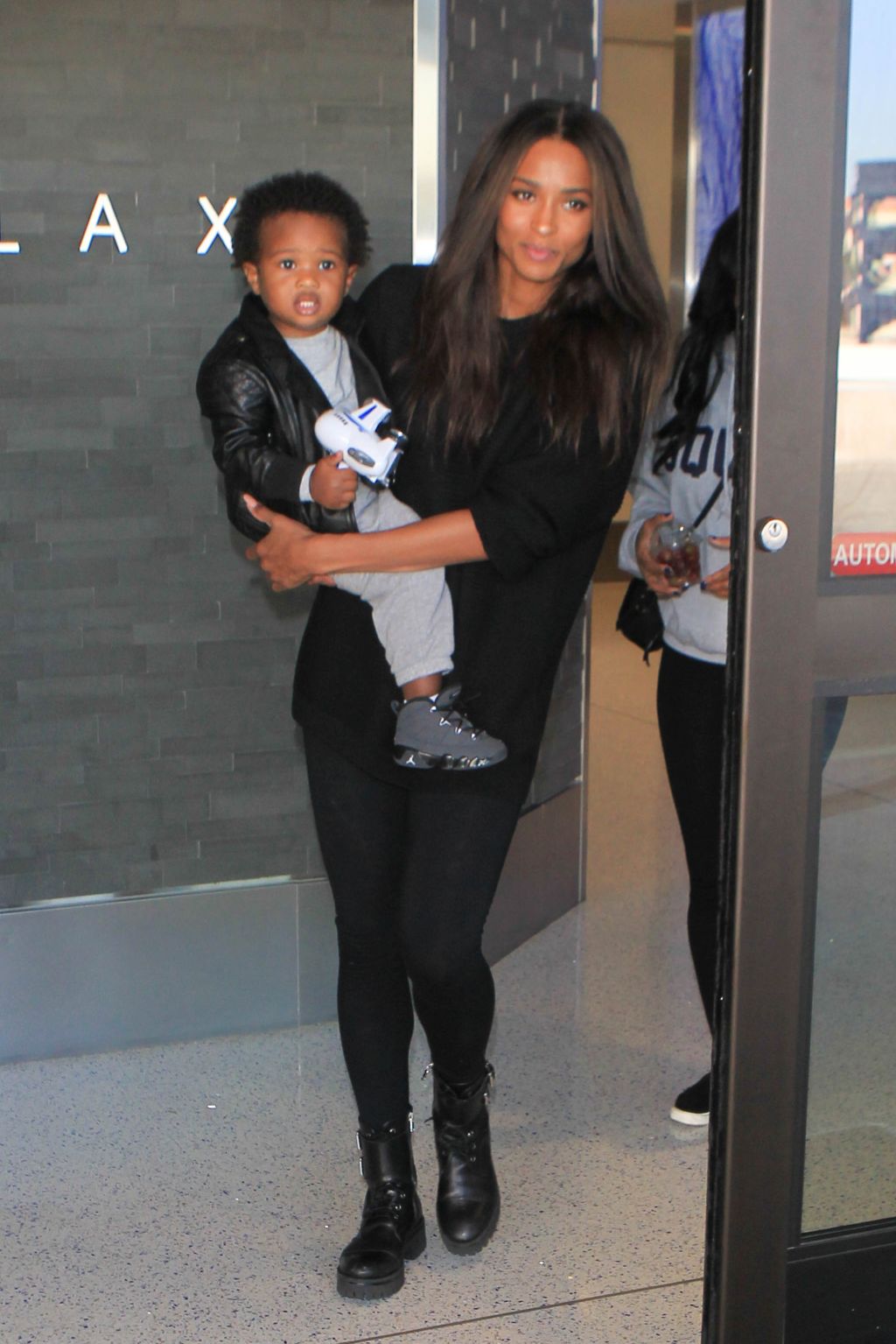 Ciara and Baby Future at LAX