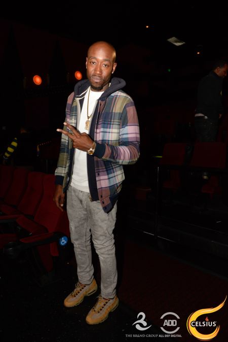 Freddie Gibbs at the All Def comedy show in Hollywood.
