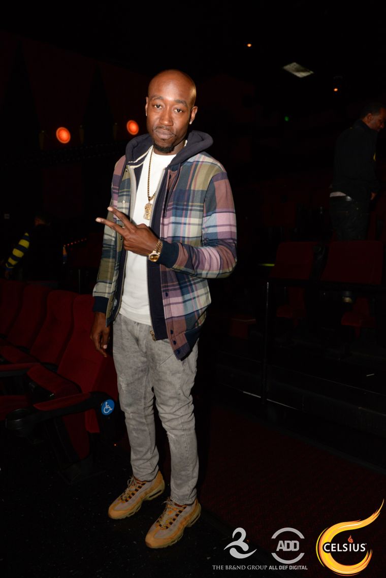 Freddie Gibbs at the All Def comedy show in Hollywood.