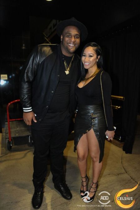 Glen Lewis and Jasmine Jaye at the All Def Digital Comedy Party.