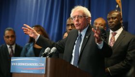 Democratic Presidential Candidate Bernie Sanders Meets With African-American Civic Leaders In Baltimore