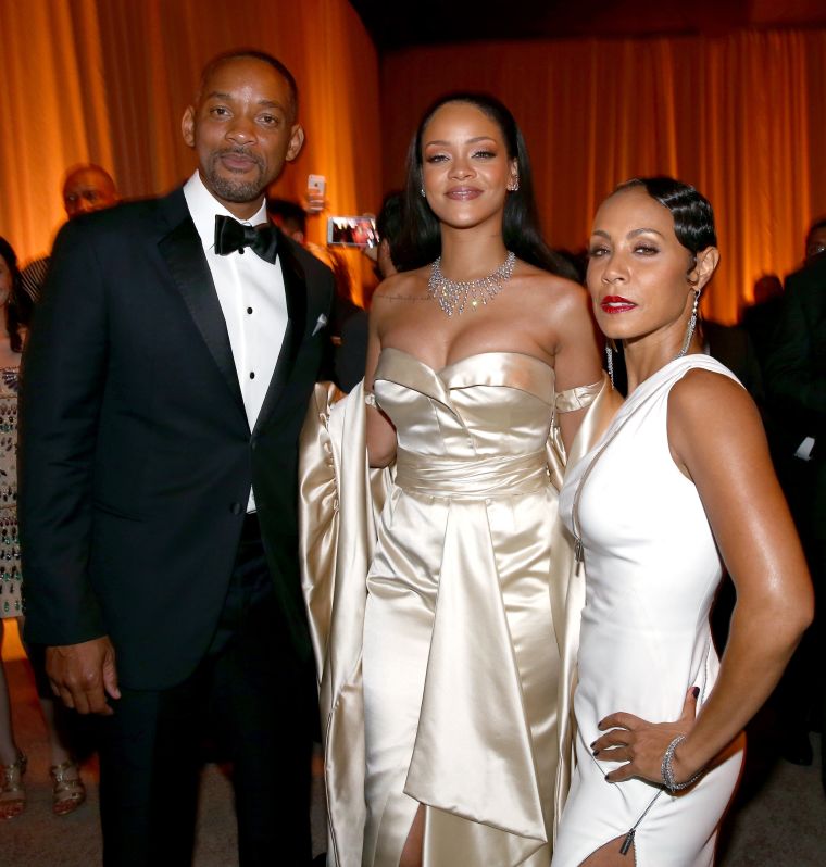 Will and Jada kick it with Rihanna