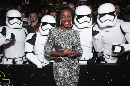 Lupita Nyong’o attends Premiere of Walt Disney Pictures and Lucasfilm’s ‘Star Wars: The Force Awakens.’