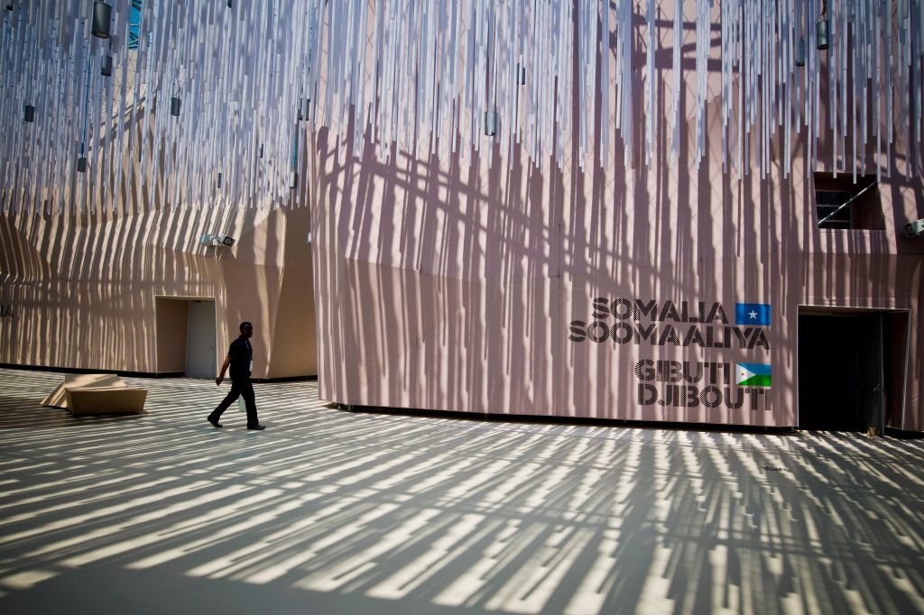 Somalia And Gibuti Pavilions. Expo Milano 2015