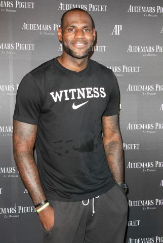 LeBron James Press Conference To Announce New Watch Launch