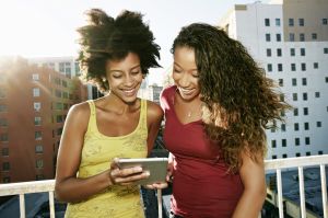 Women on Tablet