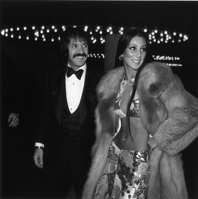 Sonny and Cher made the crowd go wild as they arrived at the Globes in 1973.