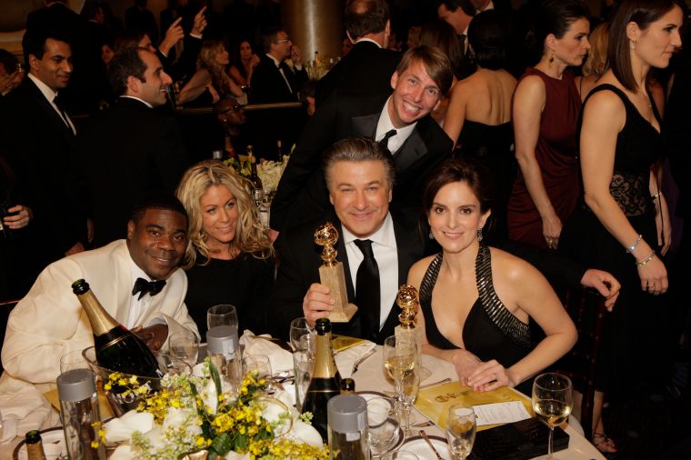 The "30 Rock" crew posed for a group photo.