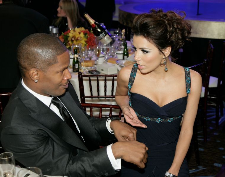 Good friends Jamie Foxx and Eva Longoria got to catch up.