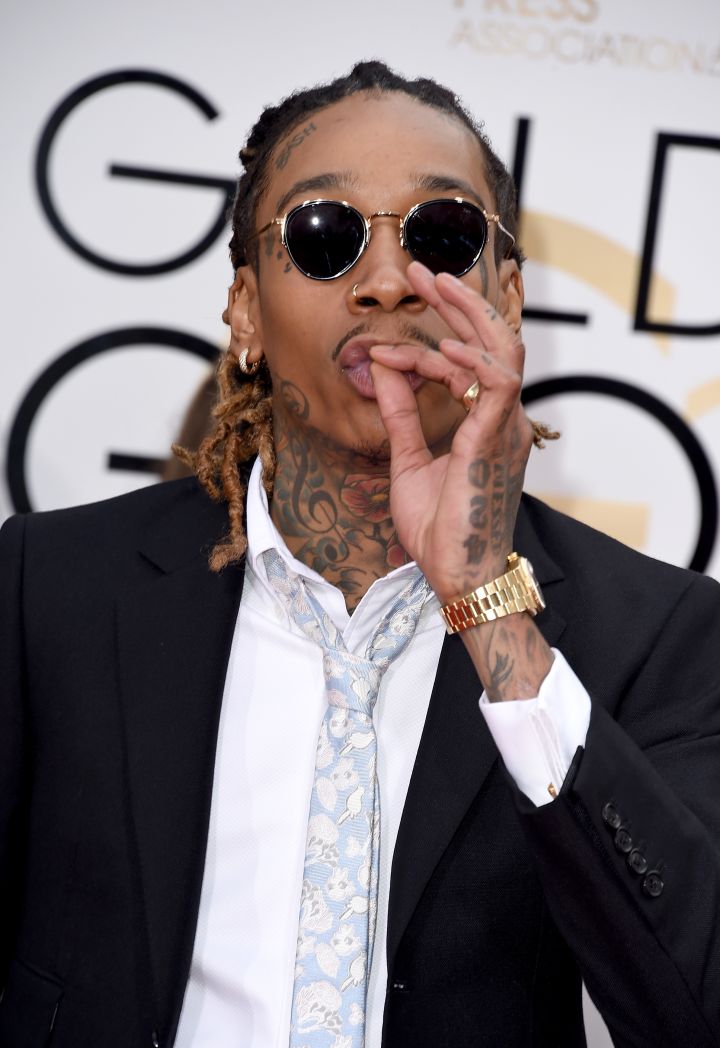 It’s a big night for Wiz- he’s nominated for “See You Again.”