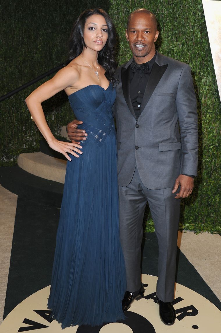 Corinne and her dad at the 2013 Vanity Fair Oscar Party.