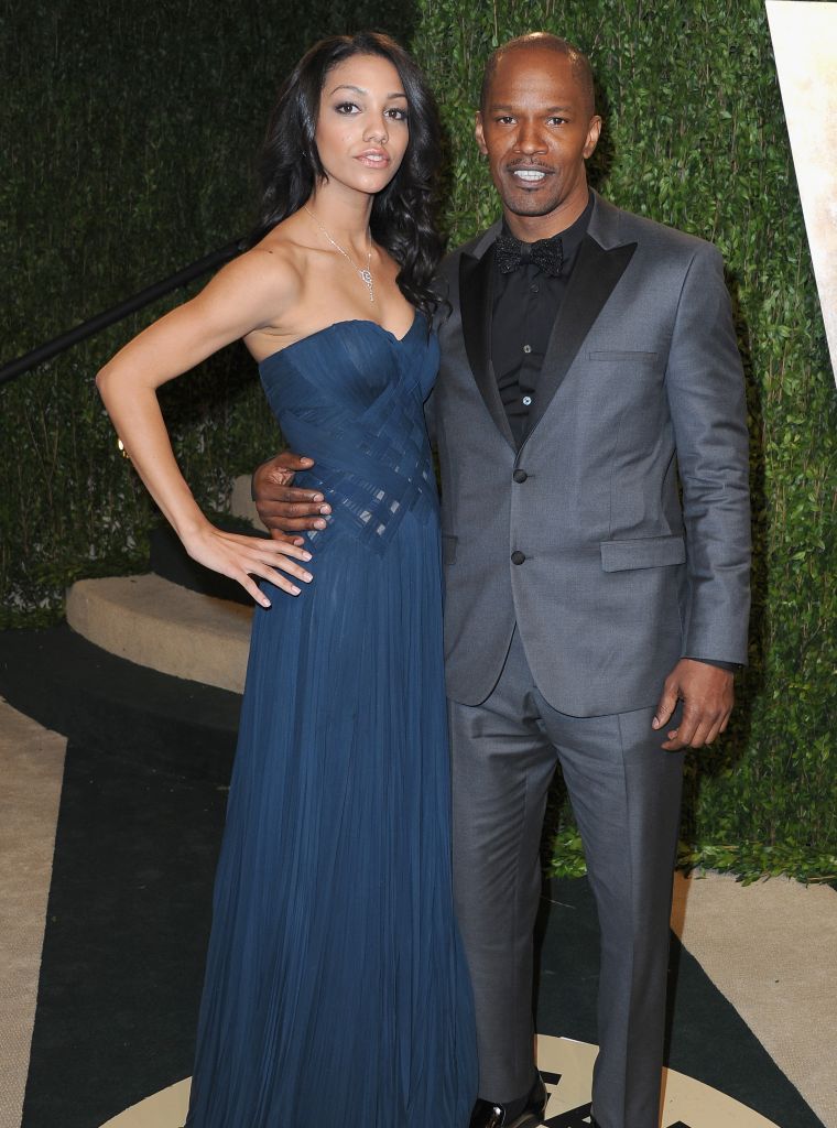 Corinne and her dad at the 2013 Vanity Fair Oscar Party.