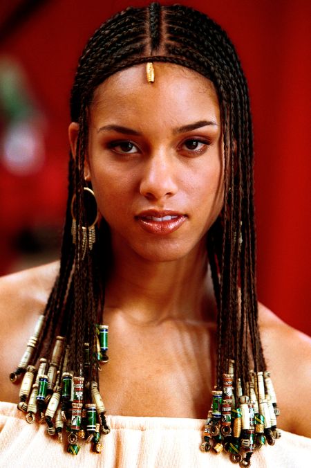 Admit it – you wanted Alicia Keys’ cornrows in middle school.