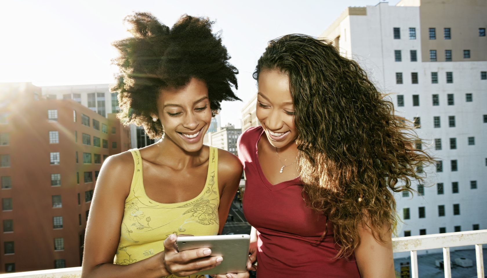 Women on Tablet