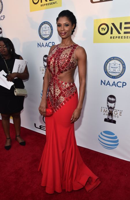 The lady in red: reality star Jennifer Williams.