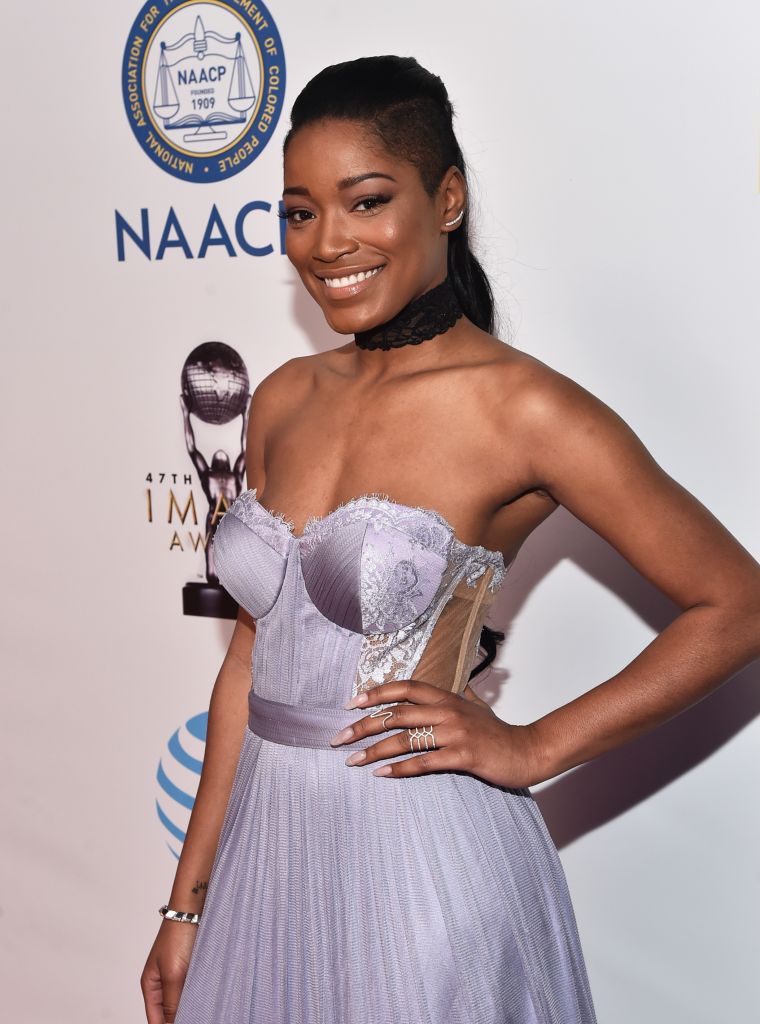 Keke Palmer is all smiles!