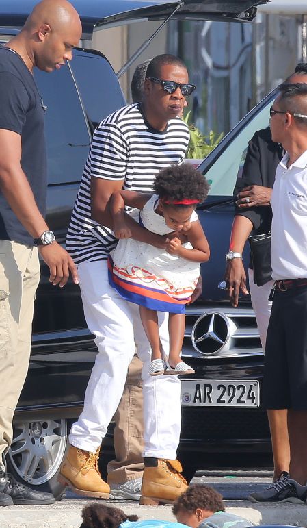 Daddy duties.