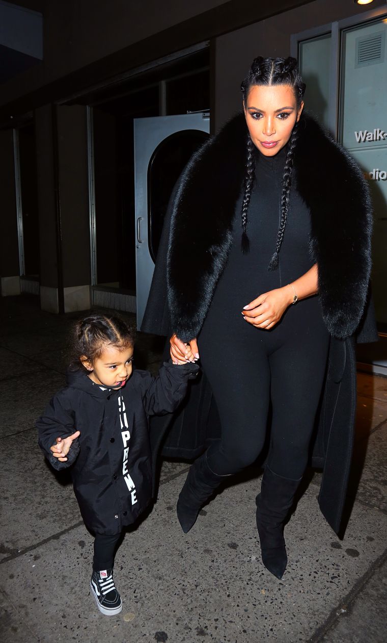 North West in her statement piece