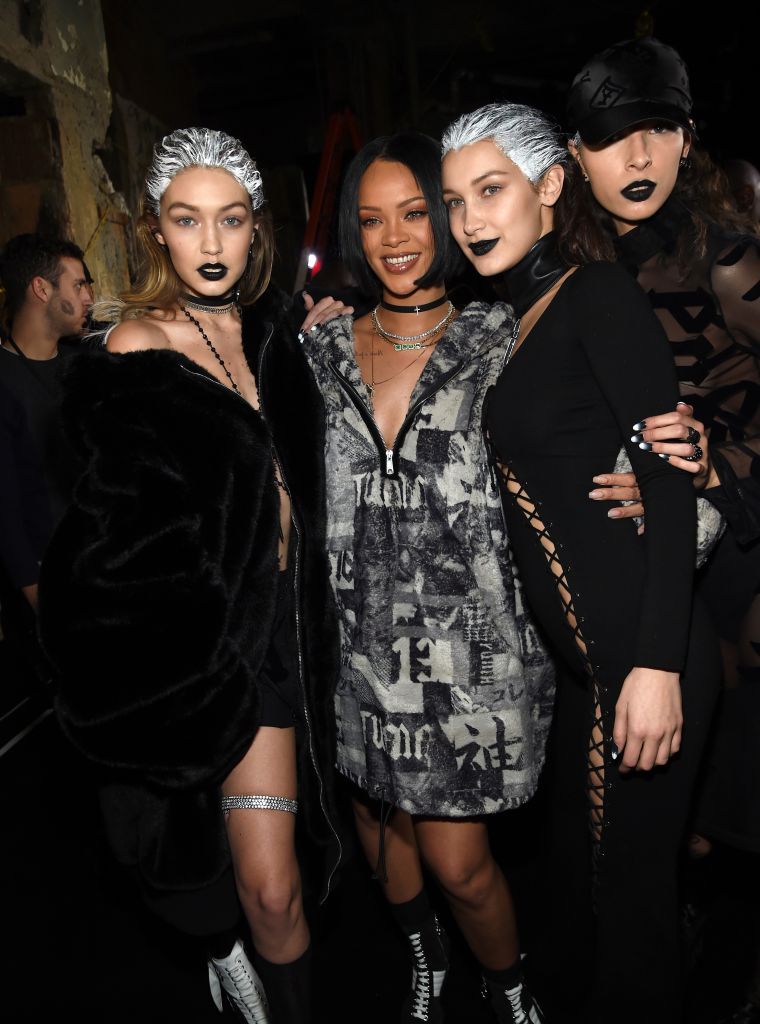 Rihanna and the Hadid sisters