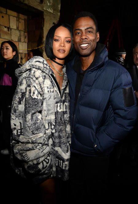 Rihanna and Chris Rock
