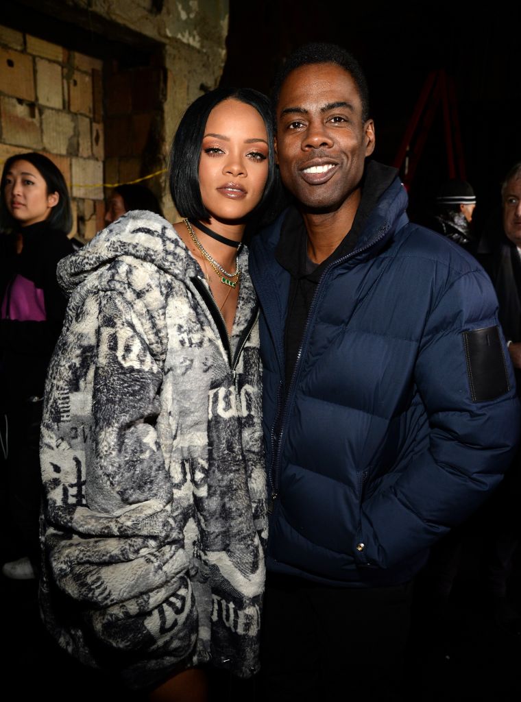 Rihanna and Chris Rock