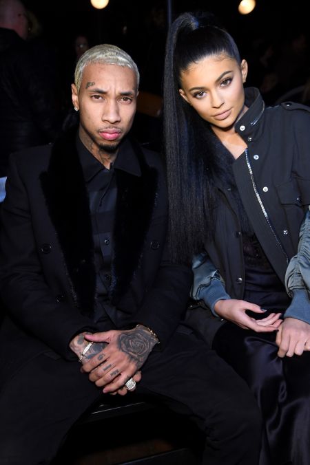 Tyga and Kylie Jenner attend Alexander Wang’s NYFW show