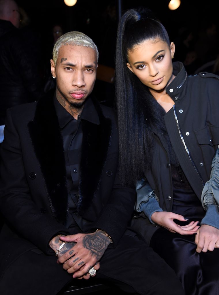 Tyga and Kylie Jenner attend Alexander Wang's NYFW show