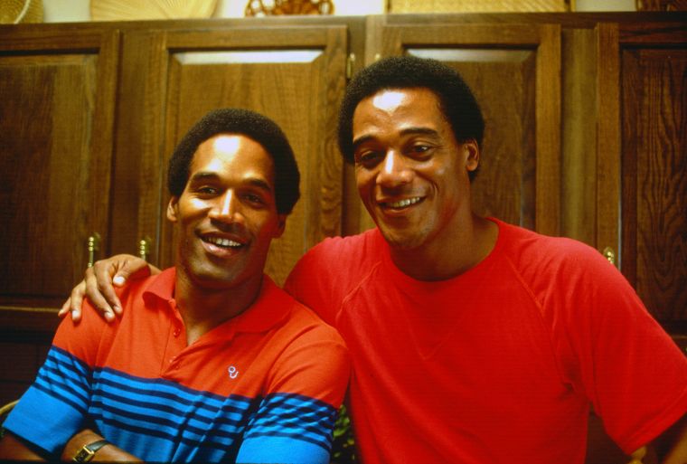 A much earlier photo of O.J. and his good friend AI Cowlings, circa 1979.