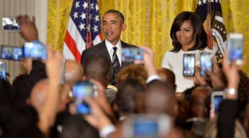 President Obama and First Lady Address Reception For Black History Month