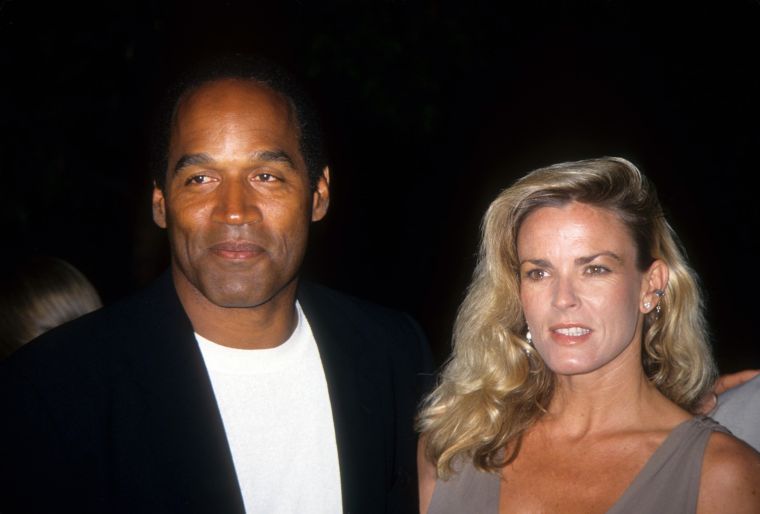O.J. Simpson and his ex-wife Nicole Brown in seemingly happier times.