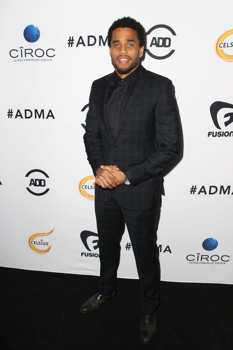Looking suave, Michael Ealy.