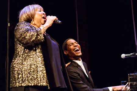 Mavis Staples Performing Alongside Jon Batiste At HBO’s “MAVIS!” Premiere In New York City.