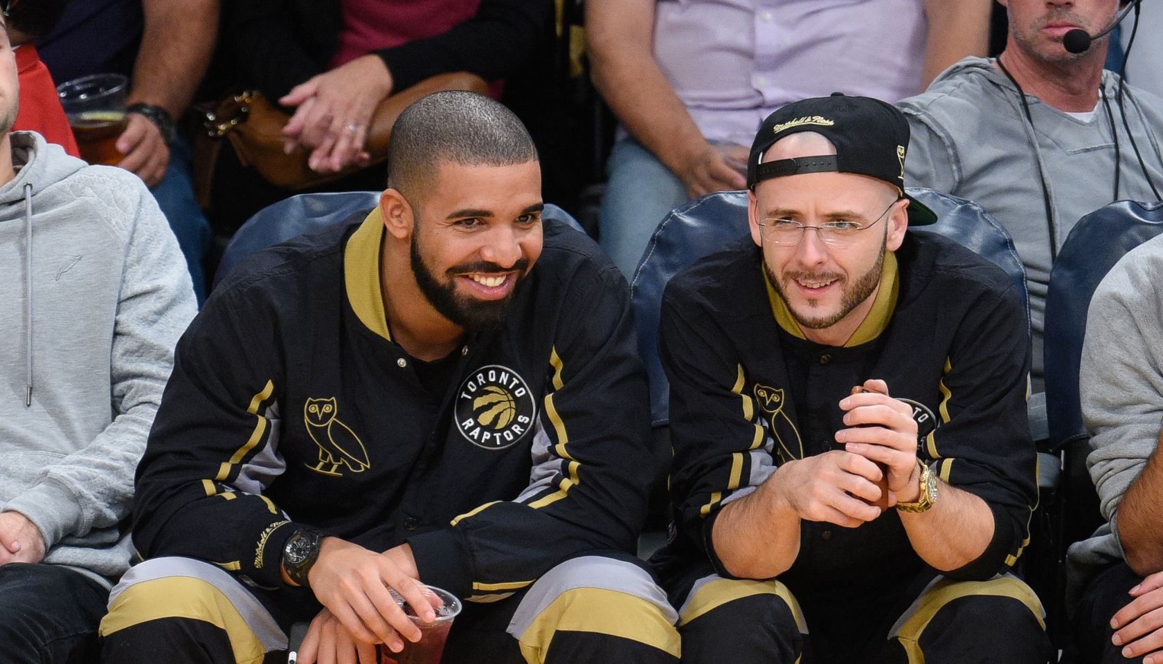 Celebrities At The Los Angeles Lakers Game