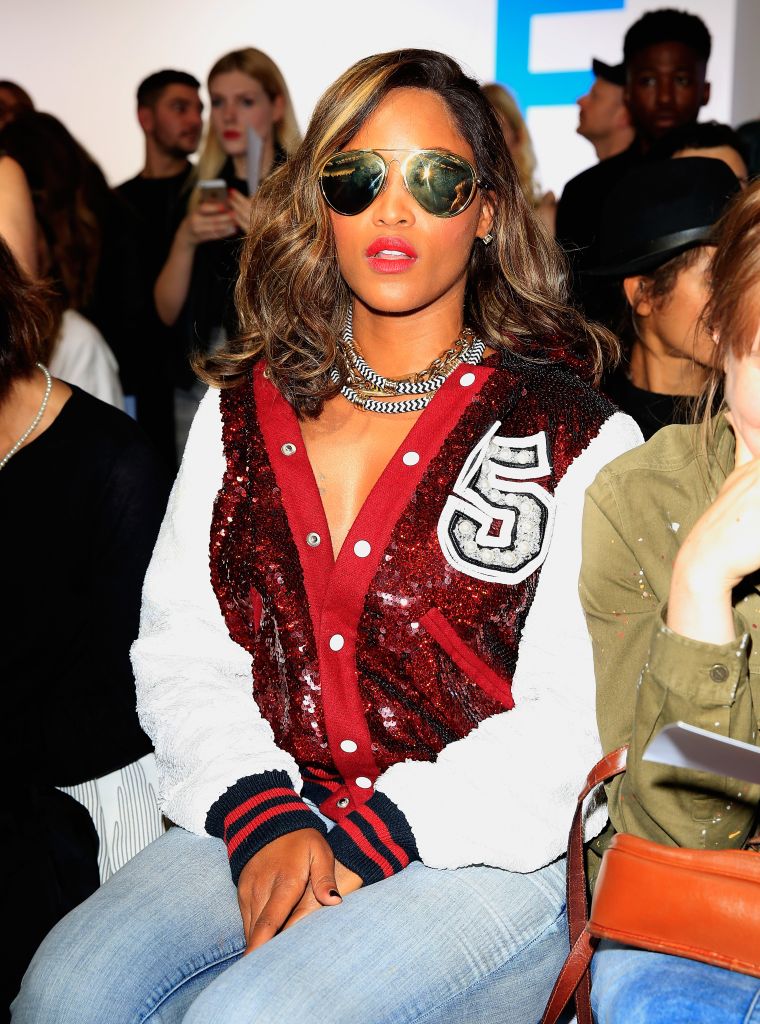 In recent years, she's worn her hair long and in different shades of brunette.