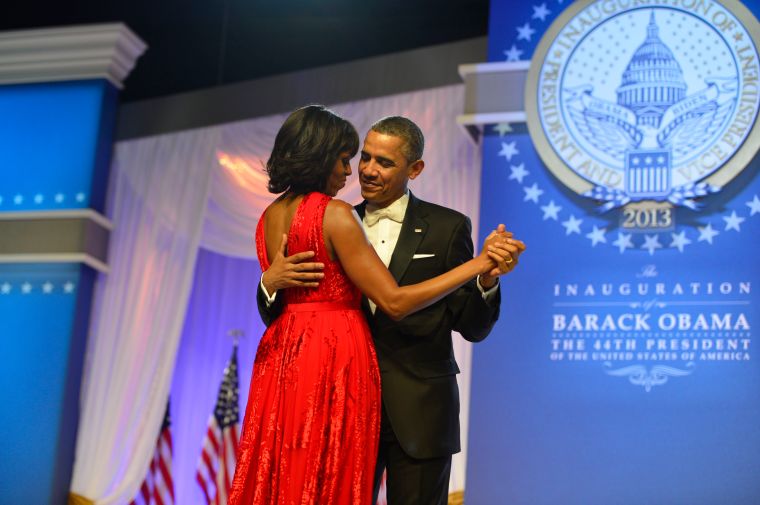 Two kids and two presidential terms later, the pair is still in love.