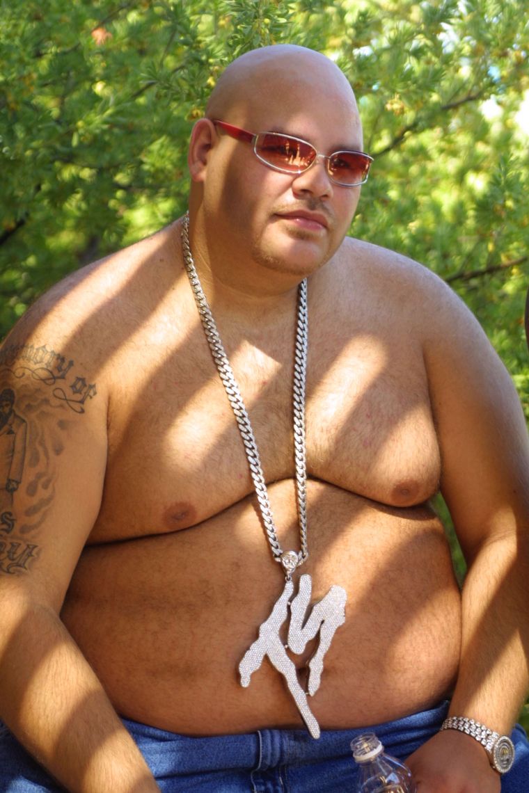 Then: Fat Joe certainly lived up to his name in 2002.