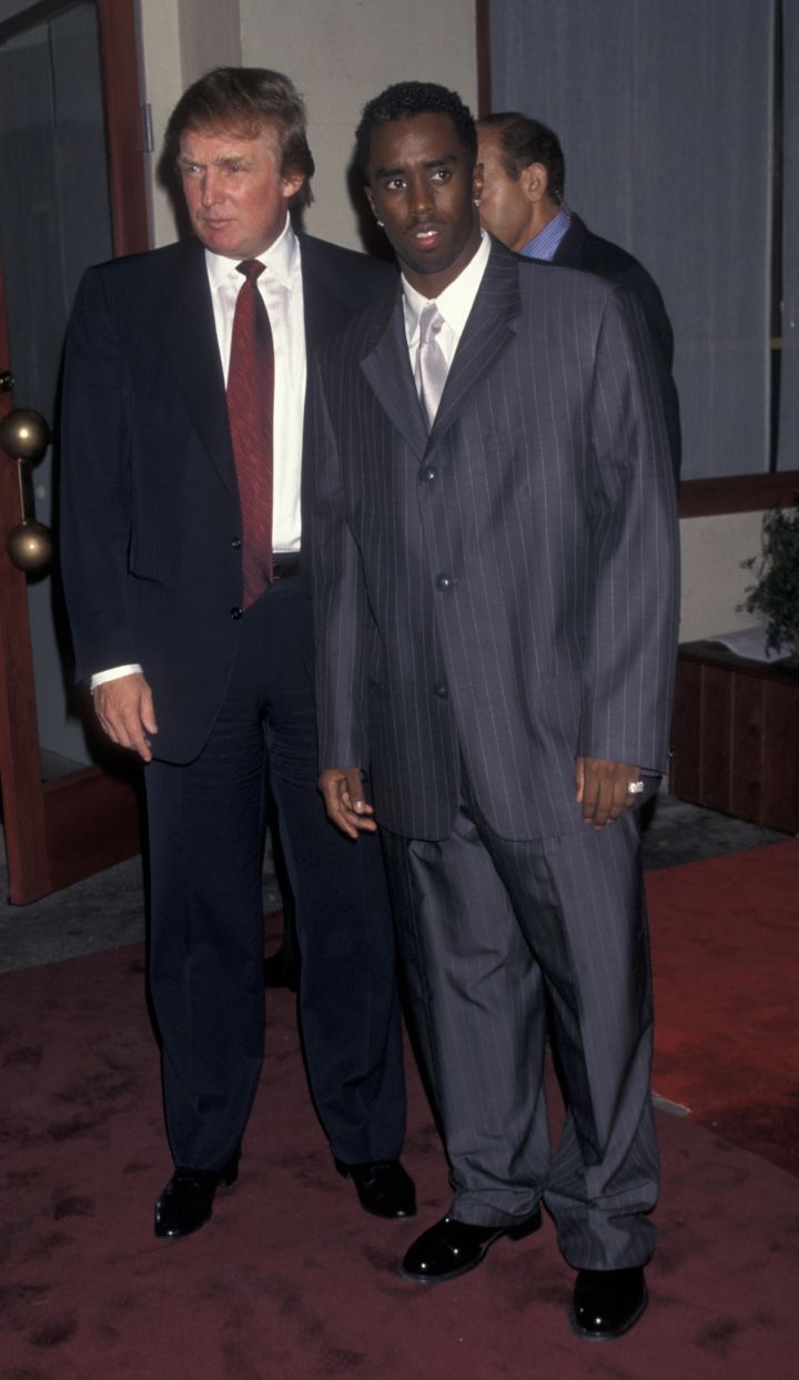 Donald Trump and Diddy did business together back when the Don was a little more tolerant during Justin’s Bar Grand Opening on September 30, 1997.