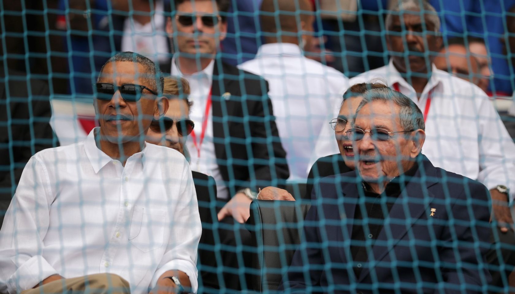 President Obama Attends Tampa Bay Devil Rays v Cuban National Team Baseball Game In Havana