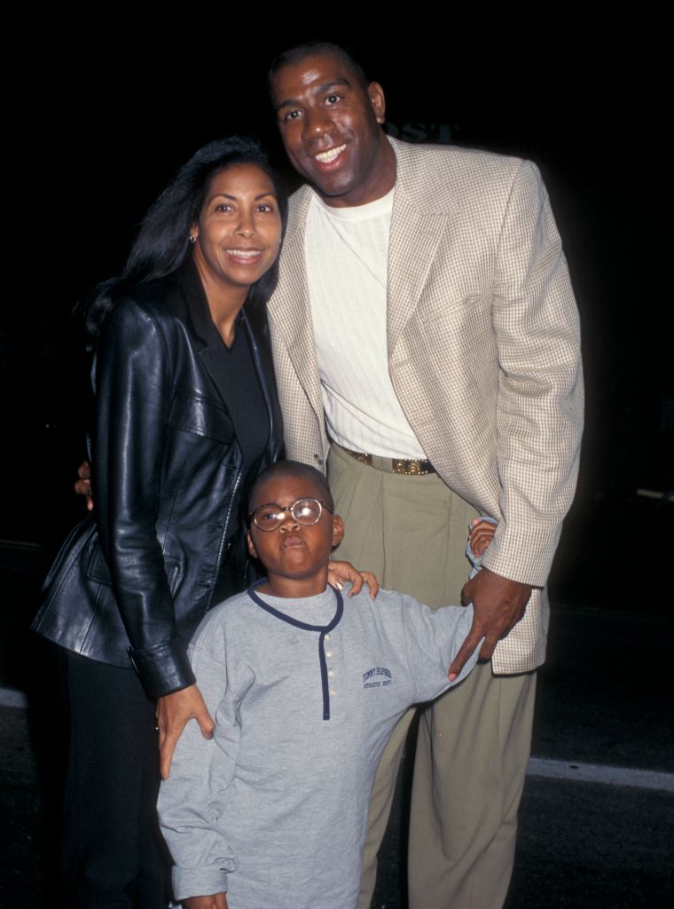 Magic Johnson and Cookie Johnson