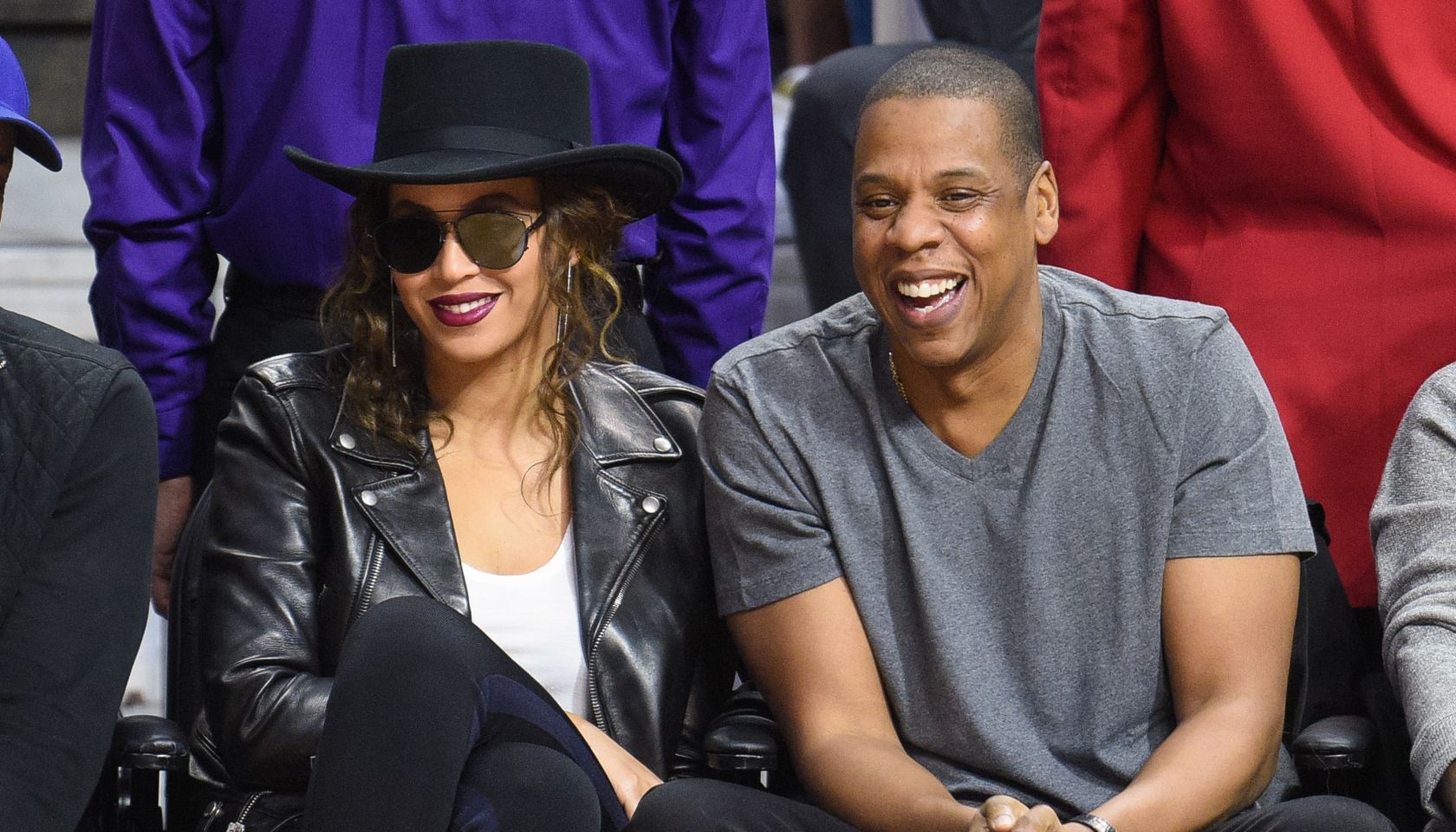 Celebrities At The Los Angeles Clippers Game
