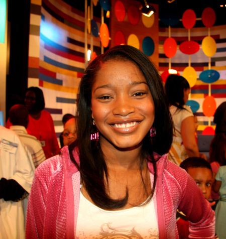 A baby faced Keke Palmer stopped by while promoting Akeelah & the Bee.